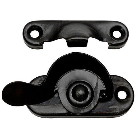 Designers Impressions 53720 Flat Black Window Sash Lock