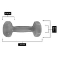 thumbnail image 2 of Par de Mancuernas de Vinyl Tayga  4 Lb, 2 of 4