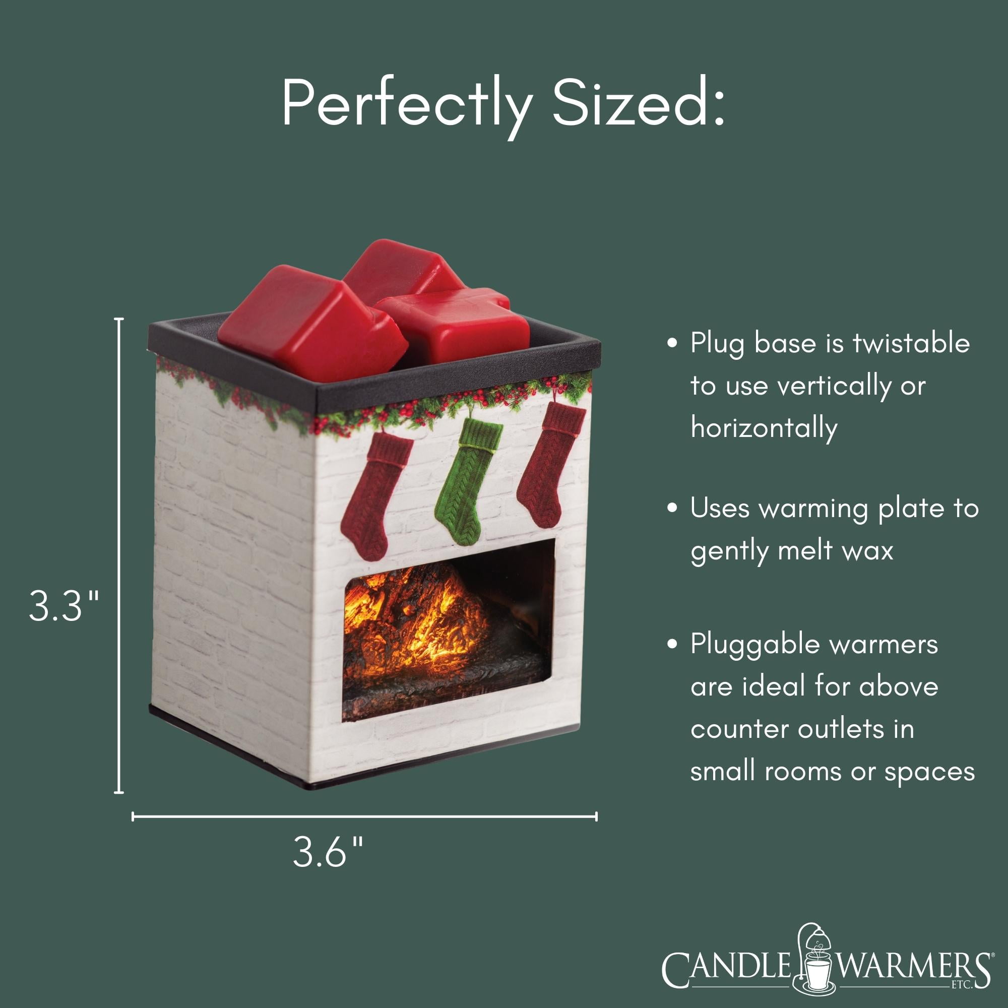 Christmas Hearth Scented Wax Melts 2 Pack With Free Shipping Scented Wax  Cubes Compare to Scentsy® Bars Fireplace Scent 