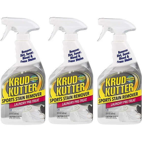 Krud Kutter 305473 Sports Stain Remover Laundry Pre-Treat, 22 oz, Pack of 3