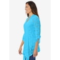 thumbnail image 3 of Woman Within Plus Size Open Front Pointelle Cardigan Sweater, 3 of 6