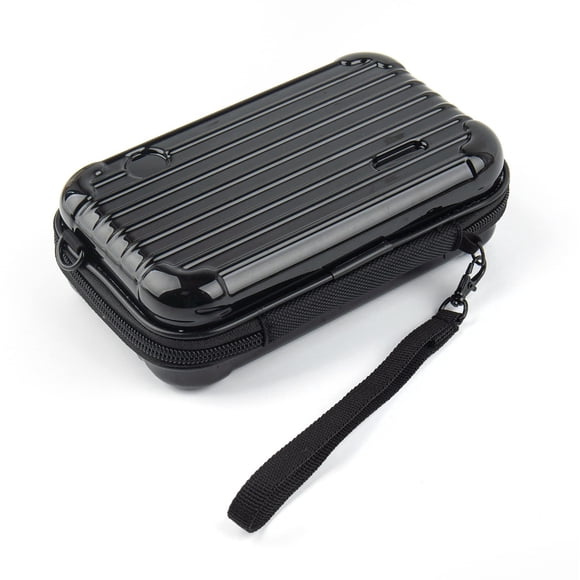 Funda rígida para cosméticos Framendino, color negro