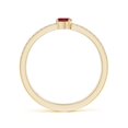 thumbnail image 2 of ANGARA Natural Tilted Marquise Ruby Parallel Split Shank Ring in 14K Yellow Gold for Women (Size-5x2.5mm) | July Birthstone, Birthday, Anniversary, Jewelry Gift for Women | Natural Ruby Ring, 2 of 8
