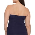 thumbnail image 2 of Anne Cole NAVY Plus Size Twist-Front Strapless Tankini Swim Top, US 16W, 2 of 2