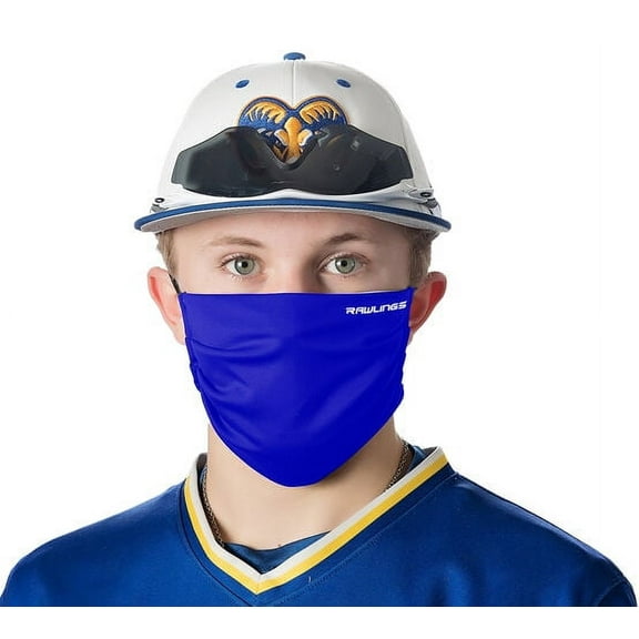 Rawlings Performance Wear Sports Mask (Large, Royal Blue)