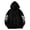 Black, variant on Valora Product Category Women's Hoodies Sweatshirts Casual Hooded Pullover with Pocket Graphic Print for Fall Winter Comfort and Everyday Wear Black XL