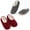 2-Pair （Chenille Burgundy & Grey), variant on cosyone1997 2-Pair Women's Soft House Slippers, Fuzzy Cozy Warm Indoor Sock Shoes, Unique Birthday Gifts for Mom Grandma Girlfriend