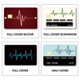 thumbnail image 4 of Rectangle PVC Plastic Waterproof Card Stickers Self-adhesion Card Skin for Bank Card Decor Electrocardiograph 186x137mm, 4 of 6
