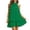 Green, variant on AJGRHE Party Dress for Women Feel Ruffled Bubble Dress Self-Tie Strap Sleeveless Backless Fitted Mini Dress Hot Pink L