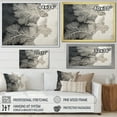 thumbnail image 4 of Designart "Monochrome Wonders Of The Coral Reef VI" Coastal Coral Under Water Floater Framed Canvas Wall Art, 4 of 5