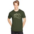 thumbnail image 3 of Hanes Mens Graphic Tee, L, Reflector Green Heather, 3 of 3