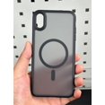 thumbnail image 1 of For iPhone X XS XR XSMax Matte Shockproof Cover case Luxury Magnetic For Magsafe Wireless Charging Phone Case Black For iPhone XS, 1 of 5