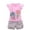 #01-Pink, variant on Toddler Outfits for Girls 2T, Toddler Baby Girls Clothes Summer Outfits Ruffle Sleeve T-shirt Shorts Cute Girl Clothing Set Girls Back To School Clothes
