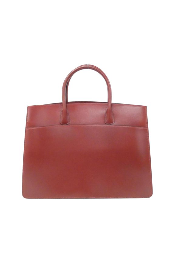 Pre-Owned Hermes White Bass GM Handbag
