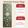 thumbnail image 6 of Hallway Runner Rug 2'x6' Washable Area Rugs Non Slip Laundry Rug Runner Floor Carpet Runners for Hallways Entryway Laundry Room Kitchen, 6 of 11