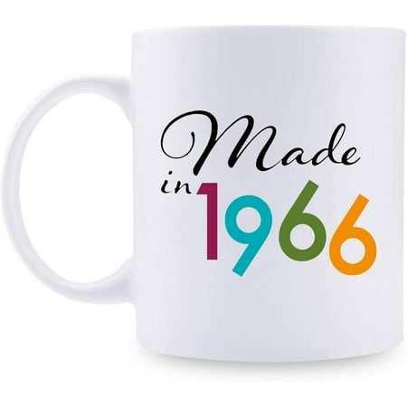 

53rd Birthday Gifts for Men - 1966 Birthday Gifts for Men 53 Years Old Birthday Gifts Coffee Mug for Dad Husband Friend Brother Him Colleague Coworker - 11oz