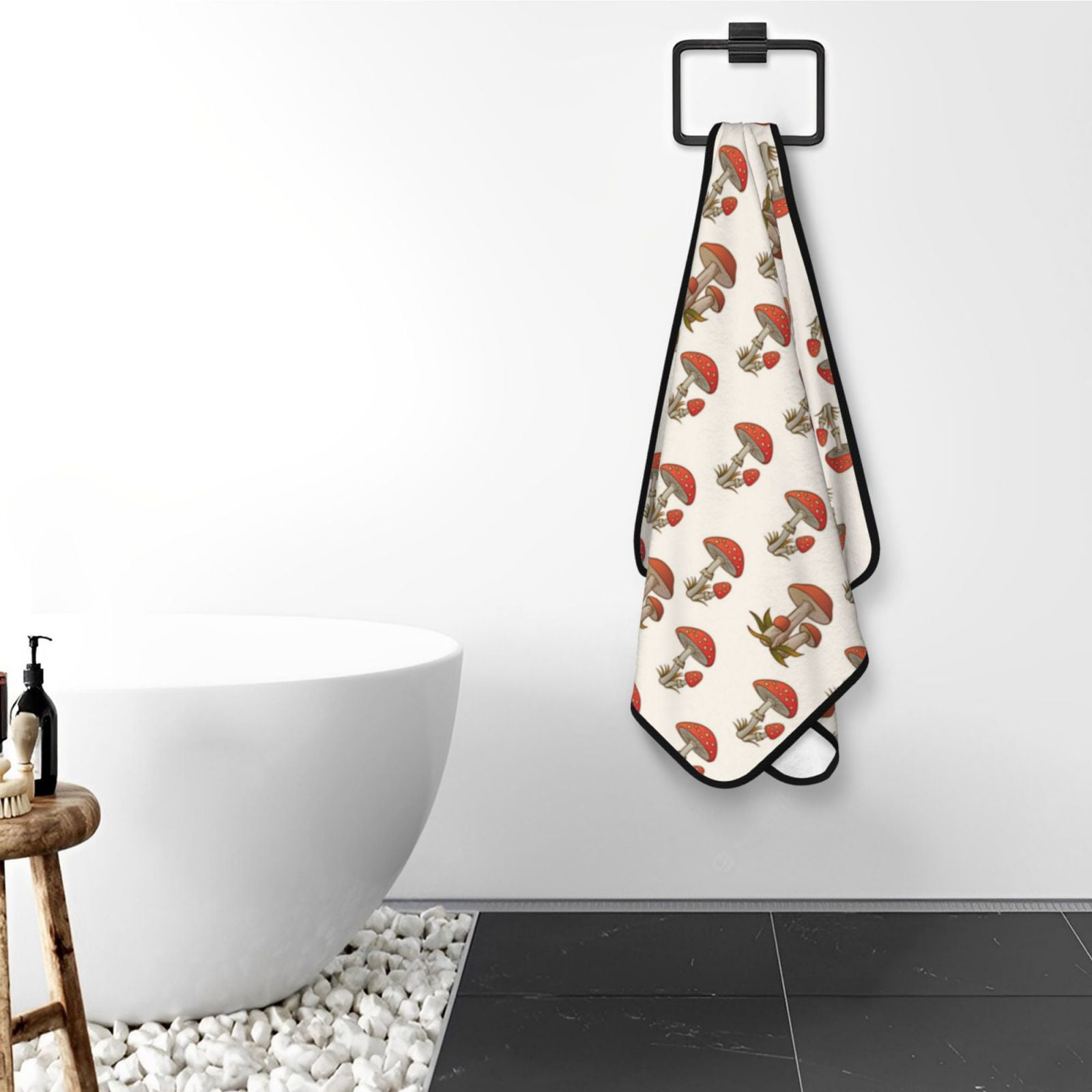 Cotton Bath Towels for Bathroom - mushroom baby Microfiber Quick Dry Towels for Body Bath Sheets, Personalized Beach Towel, Soft Shower Towels for Travel Home Beach 27*55in