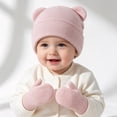 thumbnail image 5 of Leey-World Preemie Hats for Baby Girls Soft Newborn Beanies with Bear Ears Caps for Infant Girls Boys Cute Baby Nursery Hats, 5 of 8