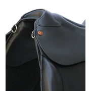 Premium Black Leather English Saddle – Deep Seat, Comfort Fit Design, Durable Craftsmanship for Training & Riding
