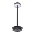 thumbnail image 2 of Lámpara de mesa LED recargable 2000 mAh Batería inalámbrica Funciona con batería Mesilla de noche de metal USB C Lámpara de escritorio Portátil 3 modos Regulable Negro, 2 of 10