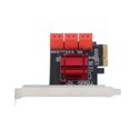 thumbnail image 1 of Carte PCIe 6 Ports, Carte d'Extension PCIe 6 Ports PCIe X4 vers 3.0 Adaptateur de Contrôleur, Carte d'Extension PCI Express 3.0 avec Support Profil Bas, 1 of 7