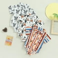 thumbnail image 5 of Douhoow Western Baby Boy Cow Print Shirt Romper Infant Long Sleeve Button Down Bodysuit Newborn Summer One Piece Gentleman Outfit 0-24M, 5 of 9