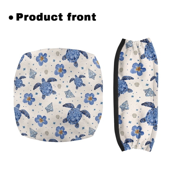POLERO UK Turtle 2 Piece Rollator Walker Seat Covers with Removable Soft, Soft Fabric Rollator Seat Back Cover for Indoor Outdoor