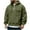 Army Green, variant on Men's Half Zip Hoodies Coat Long Sleeve Hooded Sweatshirts Coats Athletic Jacket with Pockets & Drawstring Fall Winter Sweatshirt Fashion Tops Basic Jacket Warm Pullover