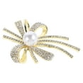 thumbnail image 4 of MRLESS Elegant Bowknot Brooch Pin For Women Versatile Rhinestone Lapel Brooches Bowknot Pin Ladies Pin Rhinestone Bowknot Pin, 4 of 8