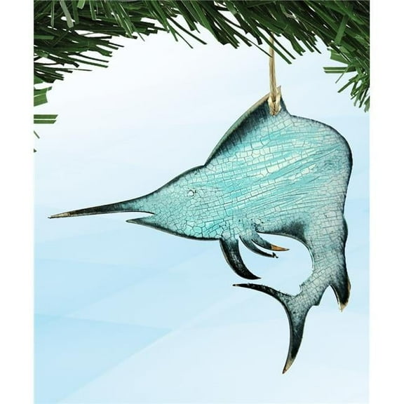 Designocracy 99533-O Marlin Wooden Ornament
