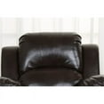 thumbnail image 6 of Titan Furnishings 60" Transitional Faux Leather Reclining Loveseat in Brown, 6 of 14
