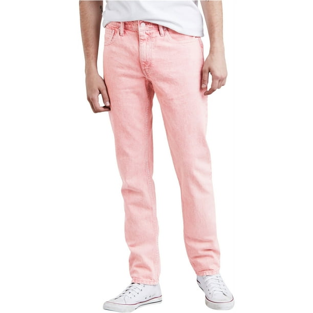 Levi's 511 ZEKE Slim Fit Jeans para Hombre, Rosa, 40W x 30L Levis Ajustado