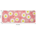 thumbnail image 7 of Pink Daisy Flower Yellow Centers Pattern Kitchen Rug Mat,Kitchen Runner Rugs Non Skid Washable,Decorative Kitchen Floor Mats for Kitchen,Sink,Laundry,17"x47.2", 7 of 7