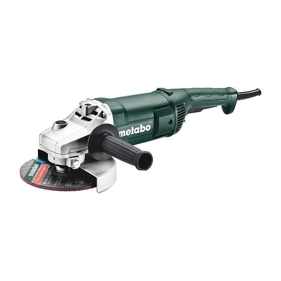Metabo Angle Grinder, 9 in Dia, 6,600 RPM, 15 A W 2200-230
