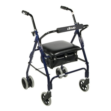 Drive Medical Mimi Lite Push Brake Walker Rollator