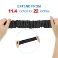 thumbnail image 4 of Luggage Straps with Stretch Straps 2" x 73" Adjustable Suitcase Belt Strap with Buckle, Black, 2 Pack, 4 of 6