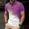 thumbnail image 2 of Ashirexll Mens T-shirts, Big and Tall Shirts for Men, Casual Short Sleeve Shirts Turndown Collar Button Business T-shirts Summer Tops, 2 of 4
