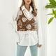 thumbnail image 4 of Seta cosecha suéter chaleco lindo V cuello caliente moda mujer casual suéter chaleco para trabajar, 4 of 7