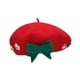 thumbnail image 5 of navideña, gorro navideño, gorro navideño para festival, regalo de cumpleaños, cosplay, viajes y vacaciones Adultos rojos, 5 of 8