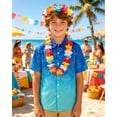 thumbnail image 2 of Aideaone Boys Button Down Shirt Hawaiian Short Sleeve 3D Print Shirts for Kids Summer Beach 5-14 Years, 2 of 6