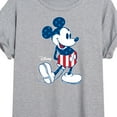 thumbnail image 3 of Disney - Americana - Mickey Flag Pattern - Women's Oversized T-Shirt, 3 of 5