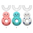 thumbnail image 4 of Cepillo de dientes de silicona Soidarity en forma de U para niños 360 grados Blanco, 4 of 6