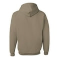 thumbnail image 2 of Mens NuBlend Pull Over Hooded Sweatshirt, JZ996MR, 5X, Khaki, 2 of 2