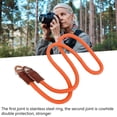 thumbnail image 4 of Portable Cowhide Leather Camera Shoulder Strap,Nylon Camera Strap Hiking Lanyard Neck Convenient DSLR Camera Strap Leica Round Hole Camera Strap Orange, 4 of 8