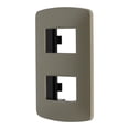 thumbnail image 2 of Placa 2 Modulos Leviton Champagne 12X7.8X2.2 Cm, 2 of 3