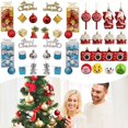 thumbnail image 2 of Adornos para árbol de Navidad, campana de metal dorada, blanca y roja, juego de joyas con forma de hombre de jengibre, decoraciones navideñas para el hogar, suministros para fiestas, 2 of 5