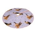 thumbnail image 2 of Bingfone Christmas Tree Skirt Mat Christmas Decoration Interior 30" -German Shepherd Dog, 2 of 6