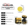 thumbnail image 4 of Car Tire Refurbishment And Bright Coating Paste, Tire Wax For Darkening Gloss Decontamination, Moisturizing Anti-oxidation, Easy To Use Long-lasting, 4 of 9