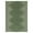 Green|Border Pattern, variant on HOMERRY Washable Indoor Carpet Geometric Border Striped Runner Soft Low Pile Doormats, Beige 2' x 6'
