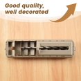 thumbnail image 4 of Gray Car Roof Top Side Air Conditioning Vent Outlet A/C Panel Grille Cover Install for Mitsubishi Pa, 4 of 5